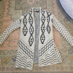 Warm White Aztec Sweater